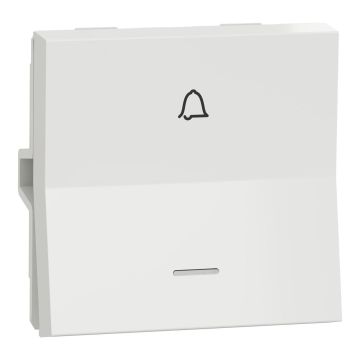 Unica Pure-6A Bellpress With Indicator, 2M, White