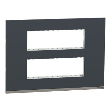 Unica Pure-12M Plastic Surround & Gridplate, Gy