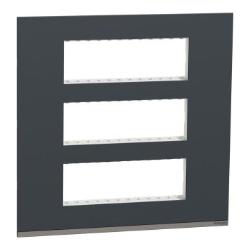 Unica Pure-18M Plastic Surround & Gridplate, Gy