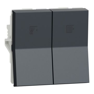 Unica Pure-Curtain Control Switch, Grey