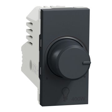 Unica Pure-600W Dimmer For Incandescent, 1M, Grey