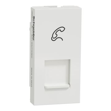 Unica Pure-Rj 11 (With Shutter), White