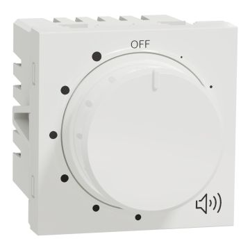 Unica Pure-Volume Control, White