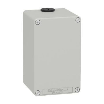 Station plast grey M20 no hole 80x130x77