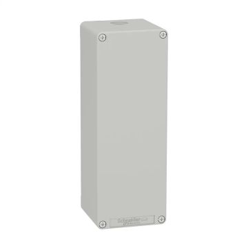 Station plast grey M25 no hole 80x220x77