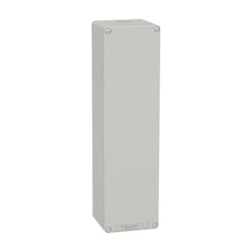 Station plast grey M25 no hole 85x310x77