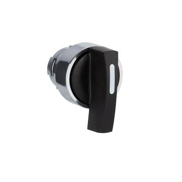 Head SS metal black hand 3pos stay put