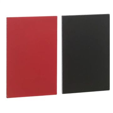 Blank Legend black/red side 30x50mm