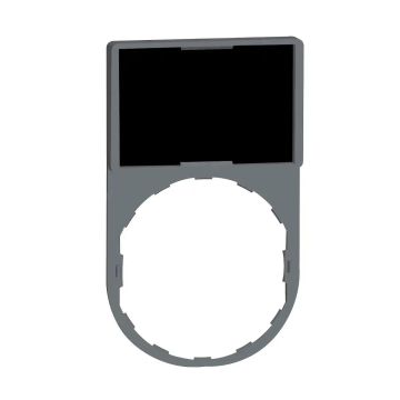 Legend holder 30x50mm plast 18x27mm