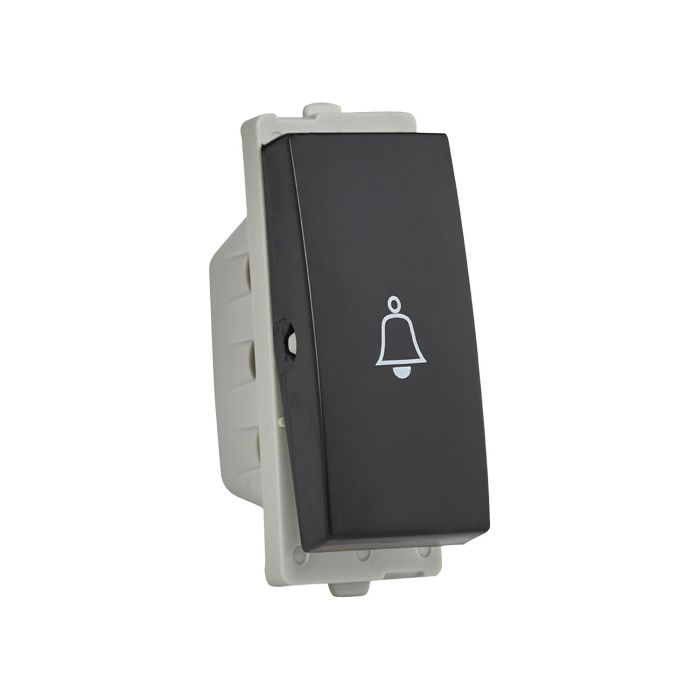 6A Bell Push Switch, Dark Grey main product photo