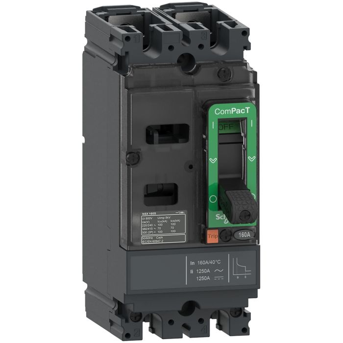 NSX100F 18kA AC-DC 2P 63A TMD