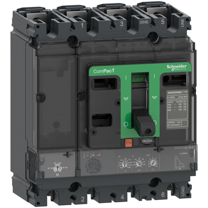 NSX250N 50kA AC 4P4D 250A 2.2 main product photo
