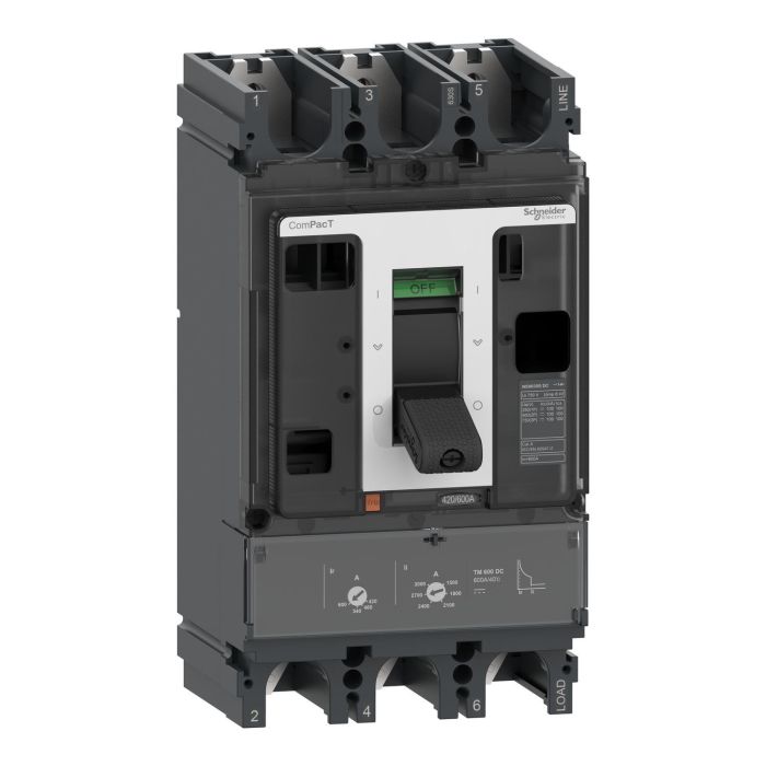 Buy NSX630S 100kA DC 3P 600A TMD ComPact NSX - Schneider Electric