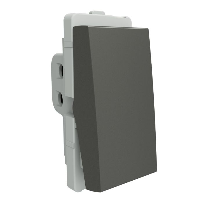 10A 1 way switch, painted grey main product photo