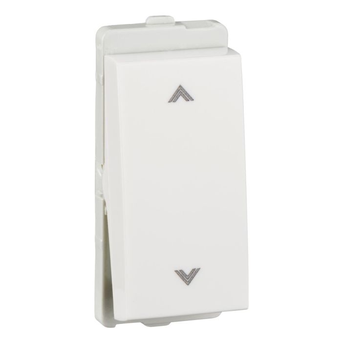 10AX 2 way 1 Module Switch - White main product photo