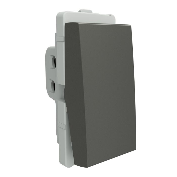 16A 1-way switch, painted grey main product photo
