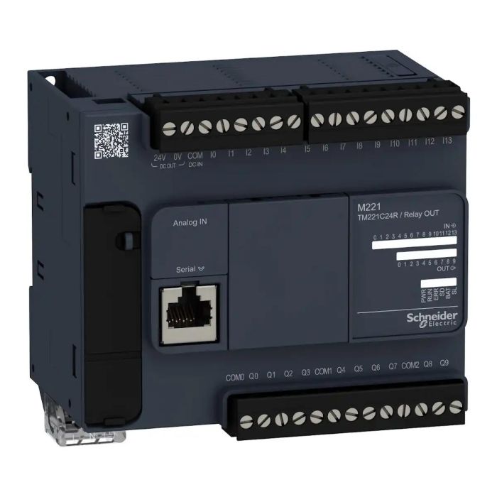 logic controller, Modicon M221, 24 IO, relay