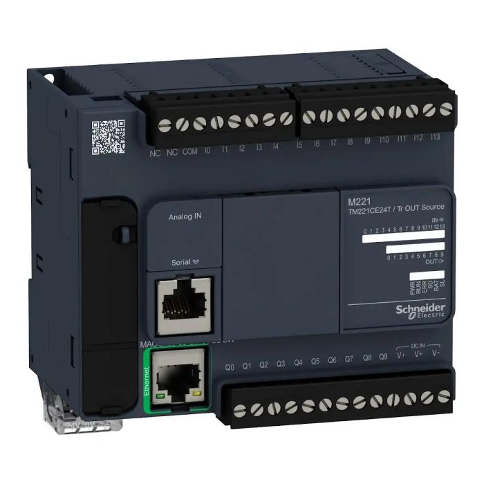 CONTROLLER M221-24IO Tr.PNP Ethernet Com main product photo