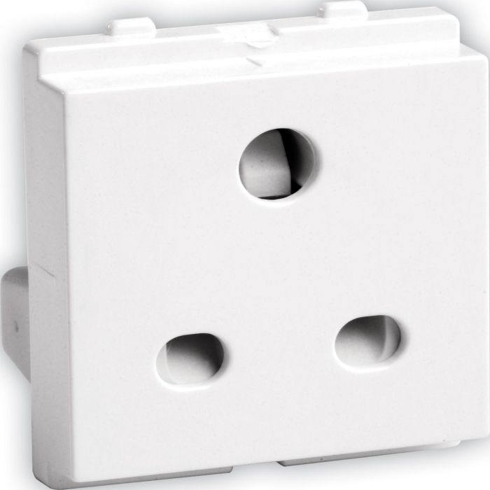Opale-6A, 2/3 Pin Socket With Shutter