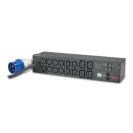 APC NetShelter Metered Rack PDU, 2U, 1 phase, 7.4kW 230V 32A, 12 C13 and 4 C19 outlets, IEC 309 inlet