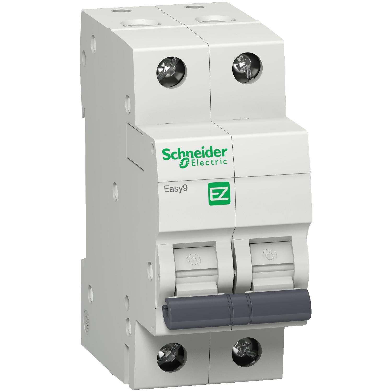 Easy9 MCB 2P 10A C 10000A 415V