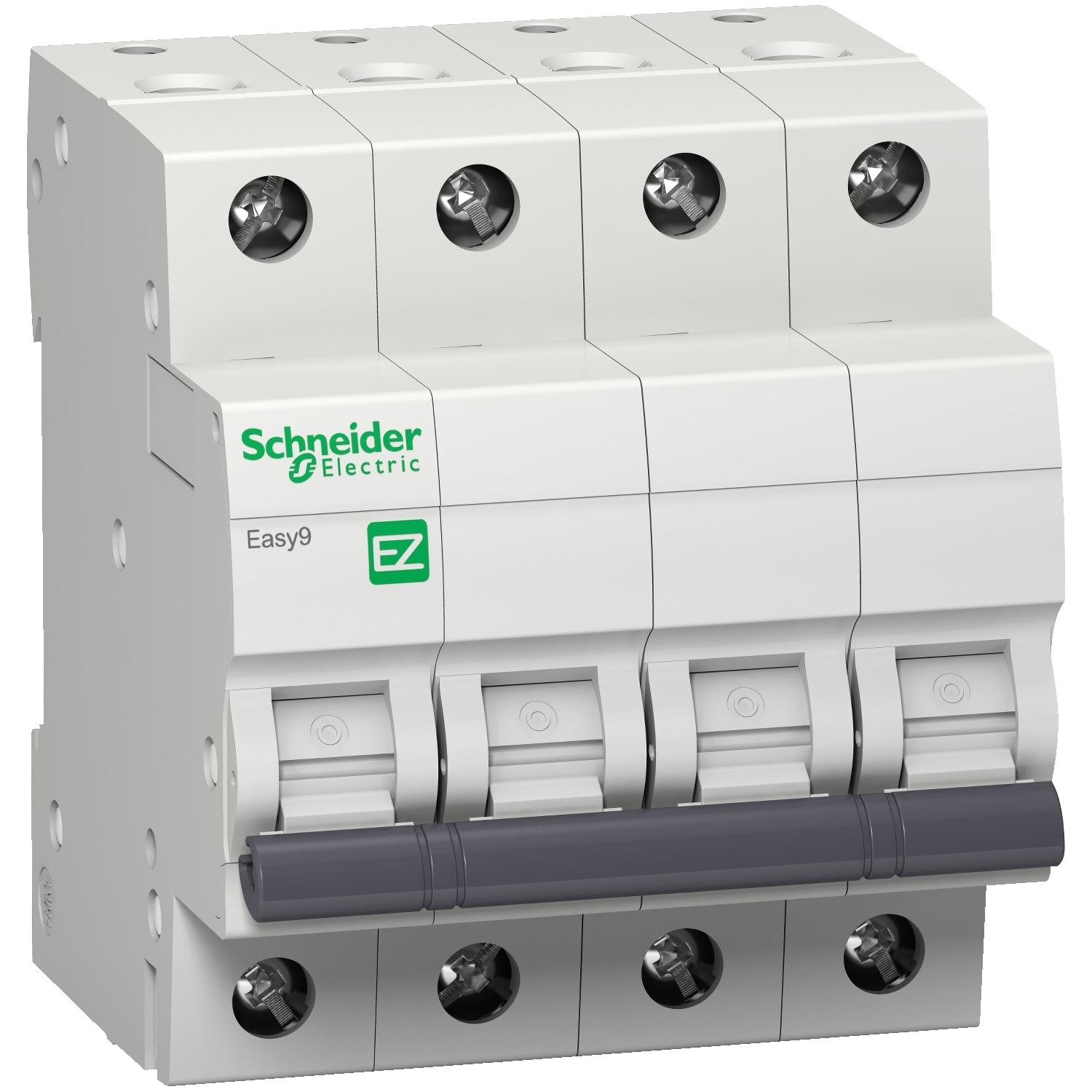 Easy9 MCB 4P 20A C 6000A 415V