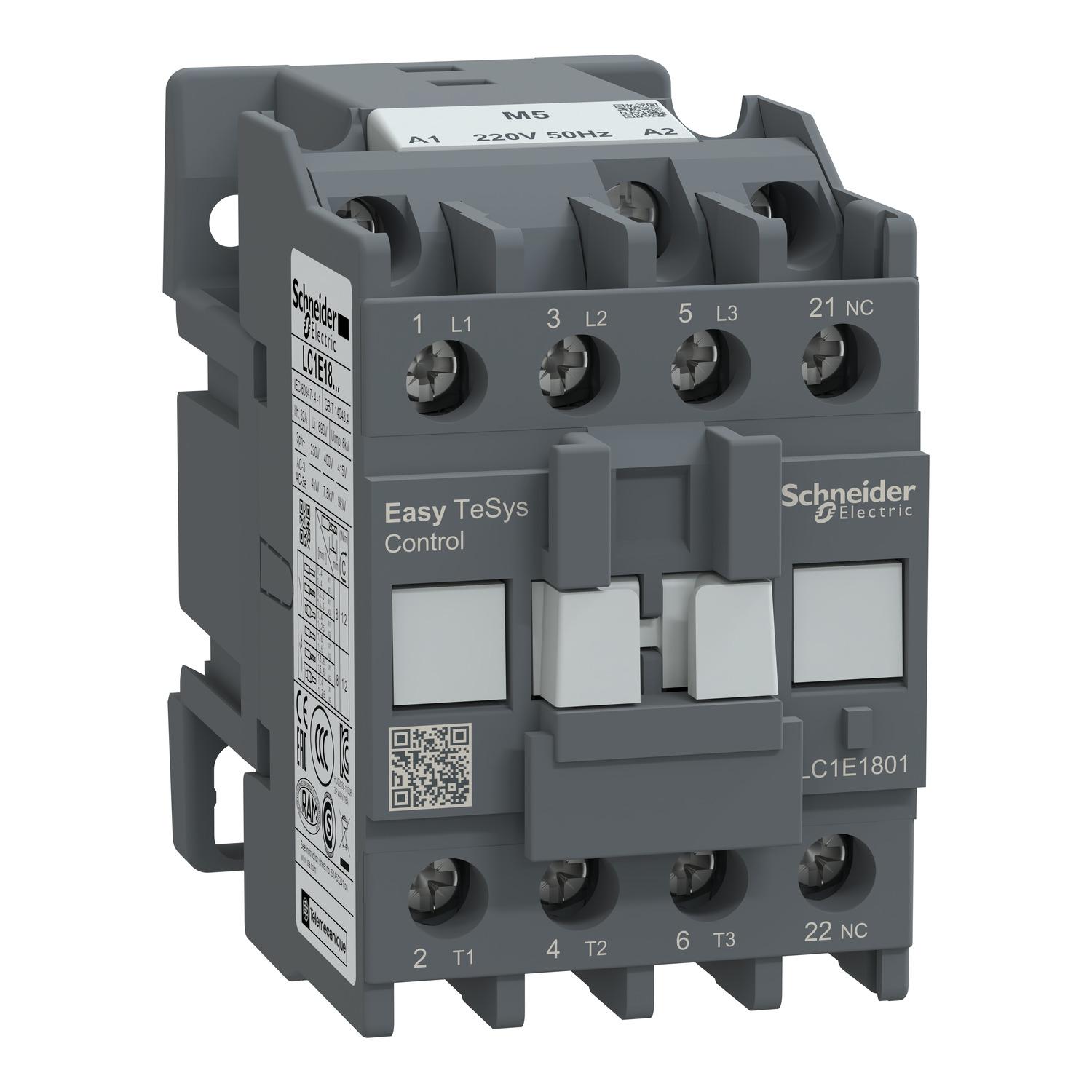 3P Contactor Tesys E 1Nc 7,5Kw 400V Ac3
