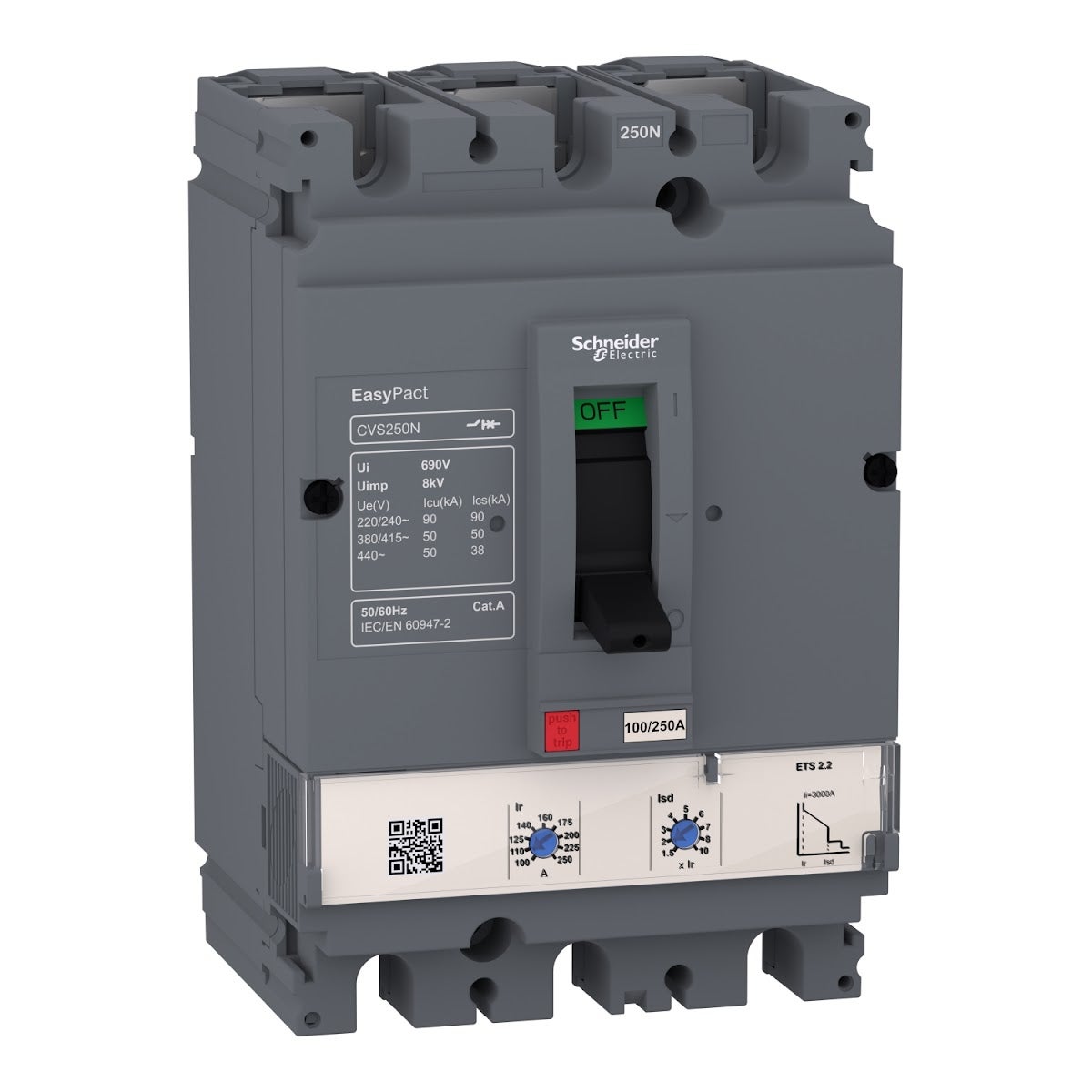 CVS100N ETS 2.2 40A 3P circuit breaker