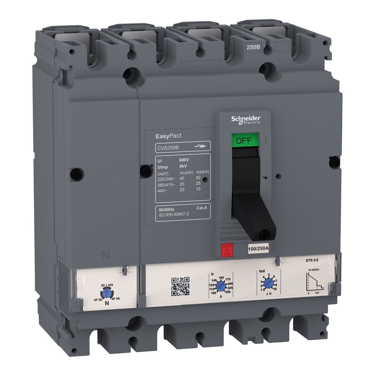 CVS100B ETS 2.2 40A 4P circuit breaker