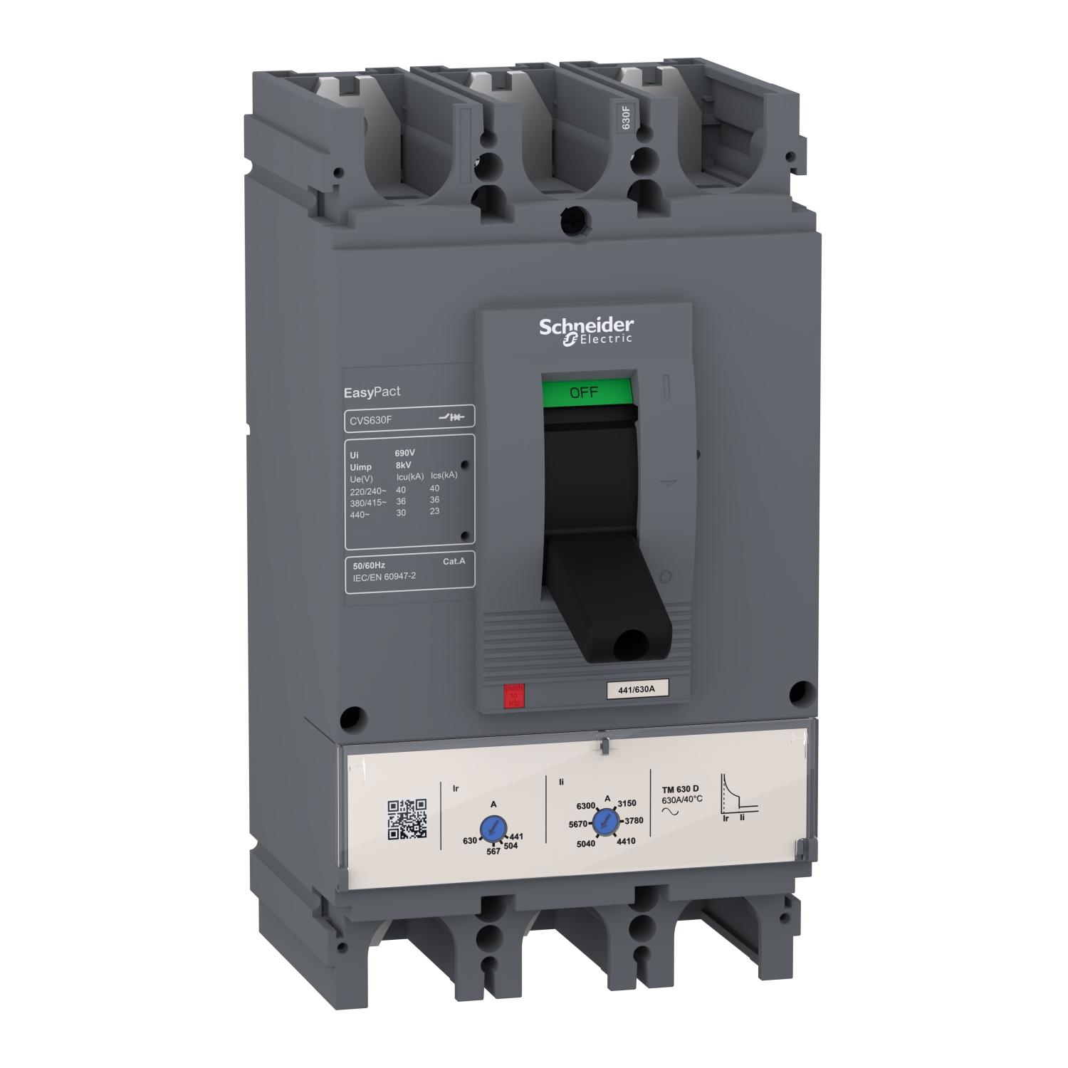 Easypact 400A, 36Ka, 3Pole Mccb
