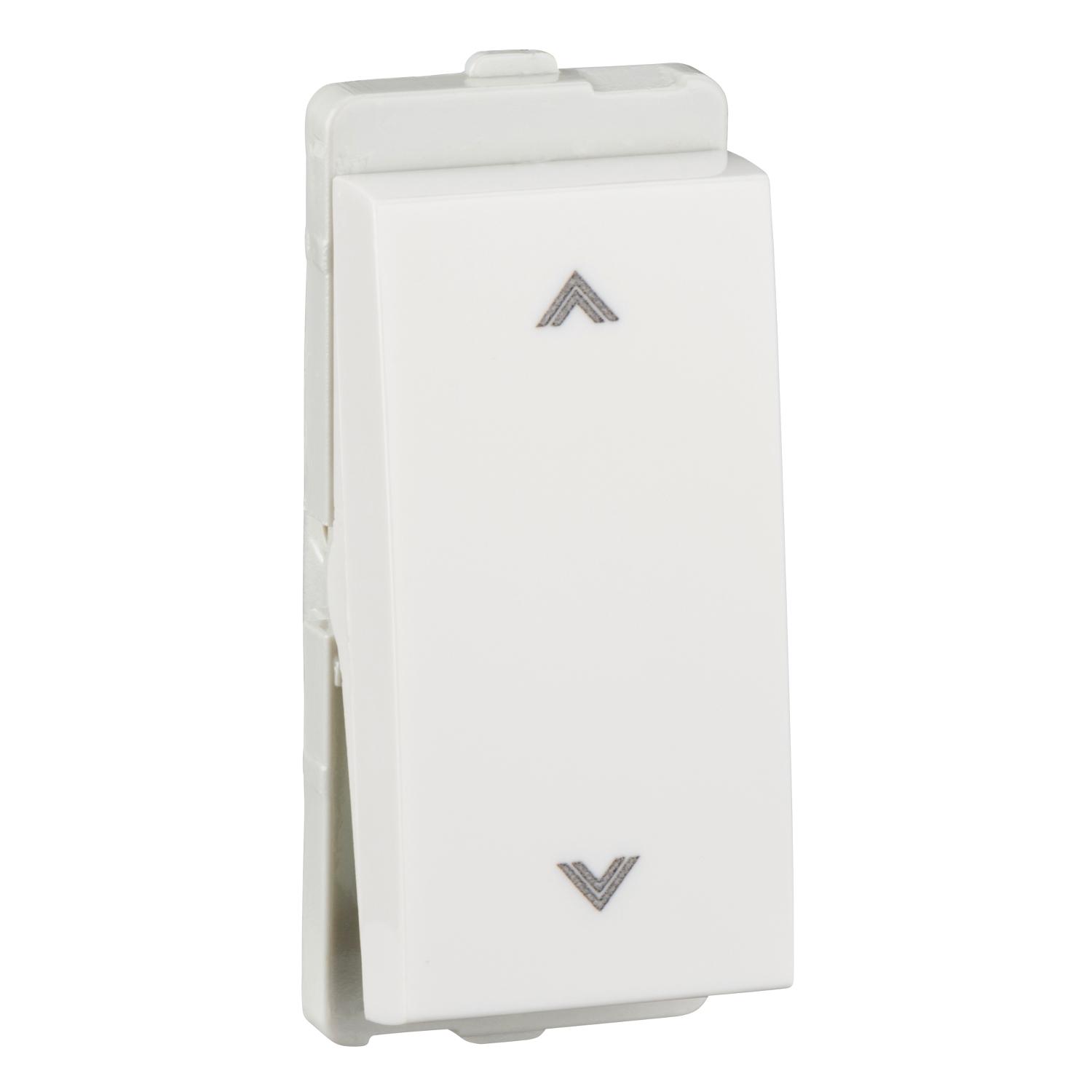 10AX 2 way 1 Module Switch - White