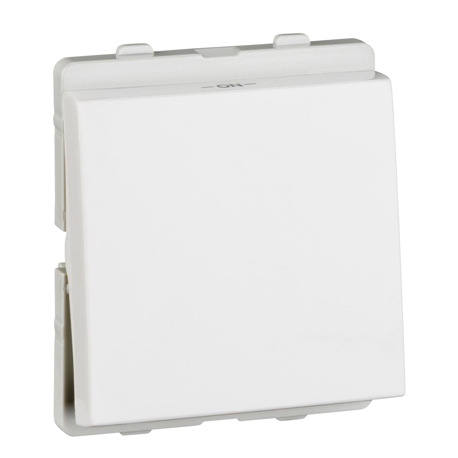 16AX 1 way 2 Module Switch - White