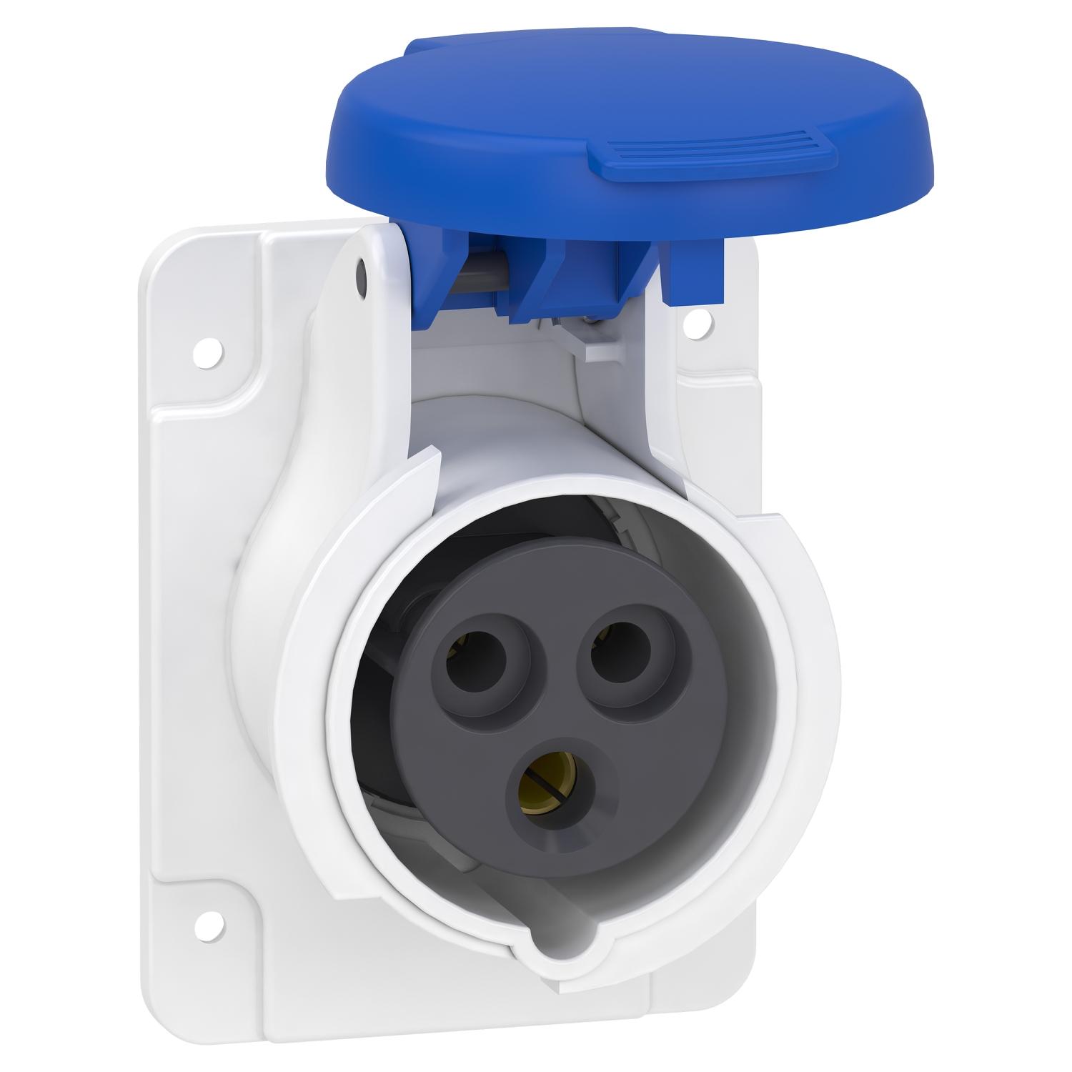 Panel socket straight PK PratiKa screw