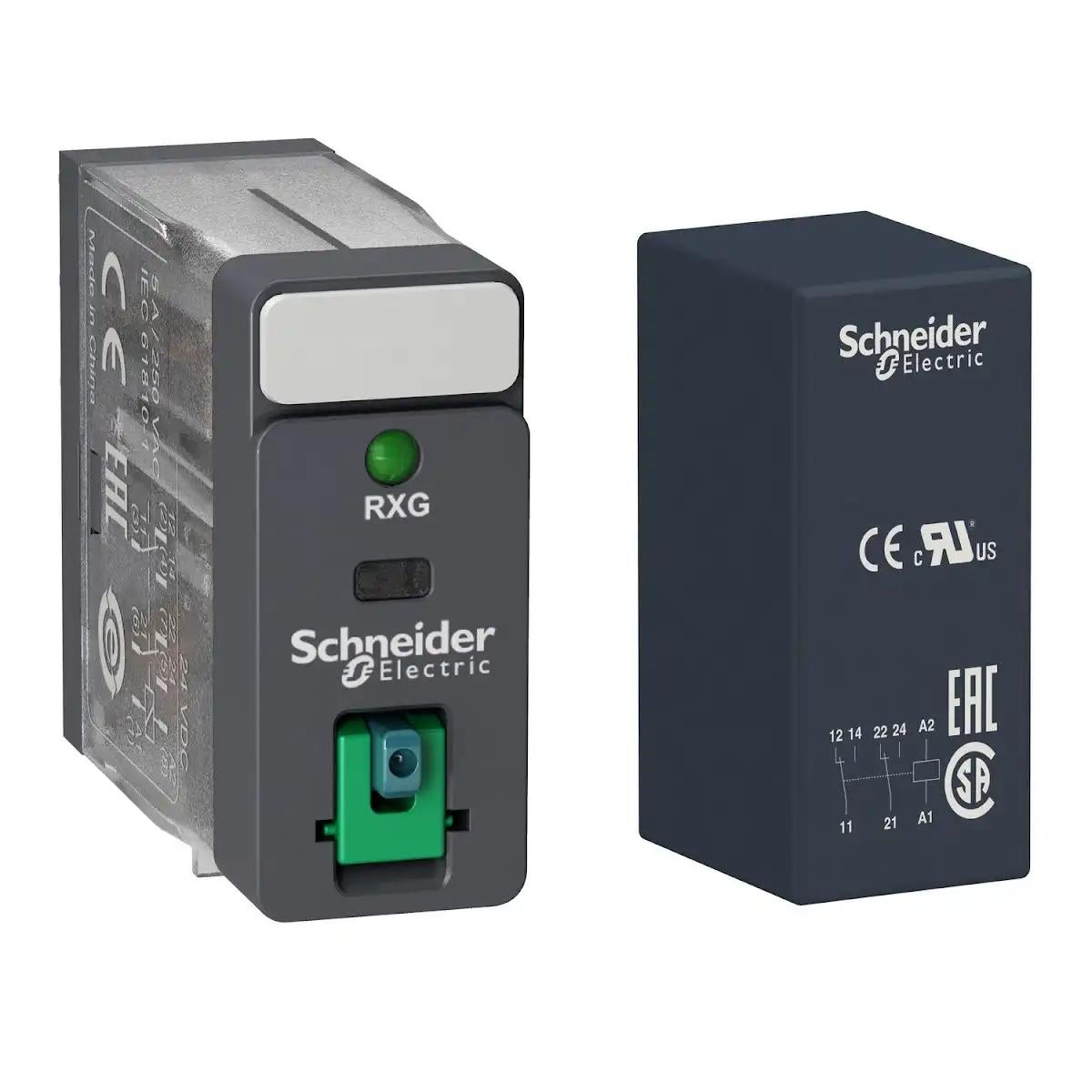 Interface relay 8A 2CO 230V AC