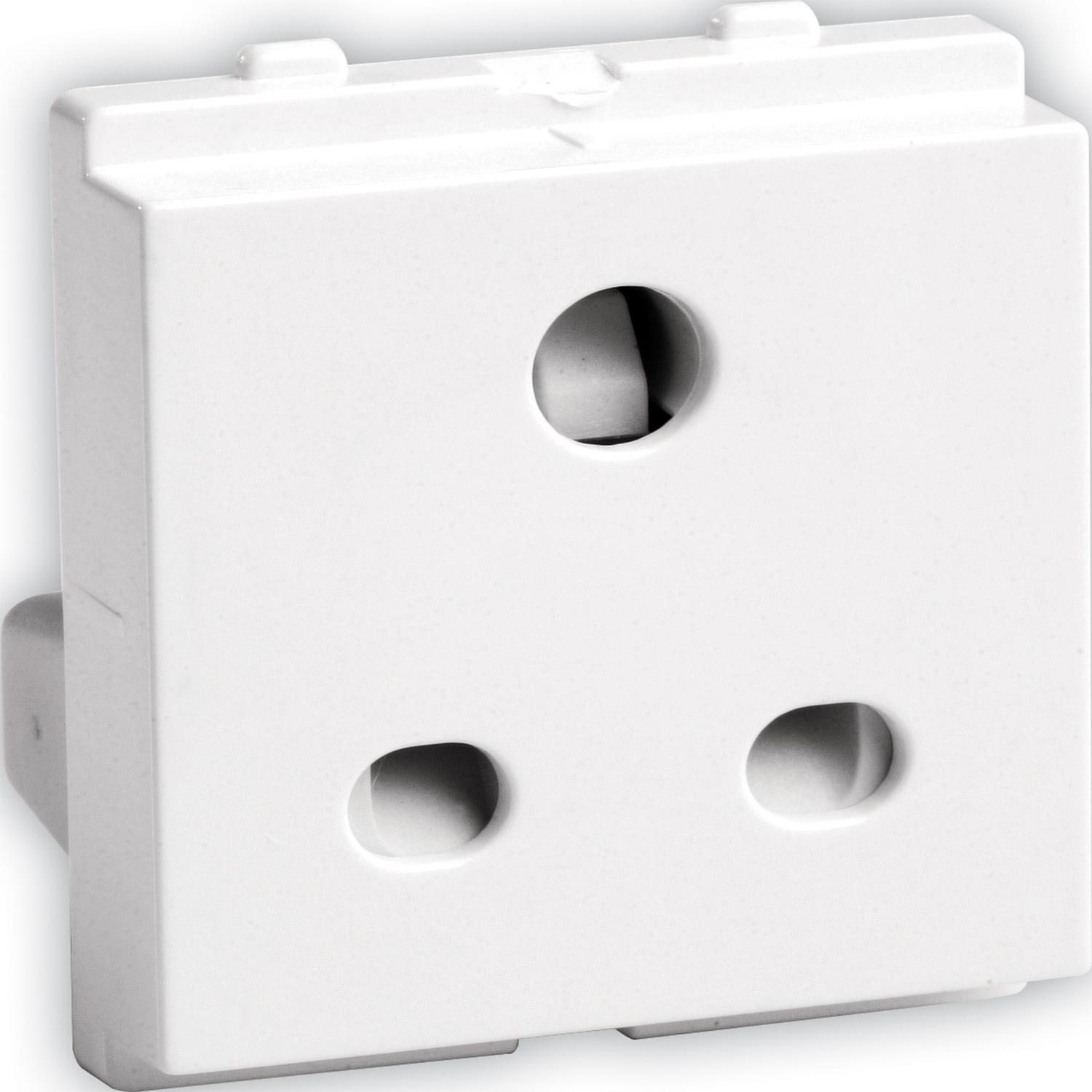 Opale-6A, 2/3 Pin Socket With Shutter