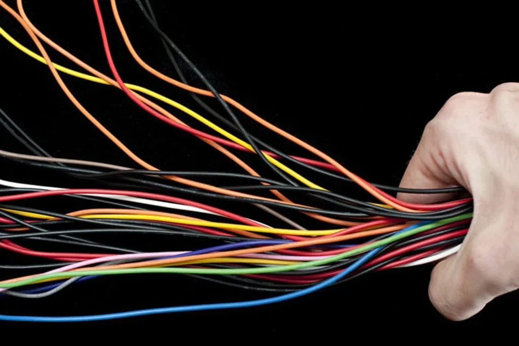 What do the different colours mean on electrical wires?