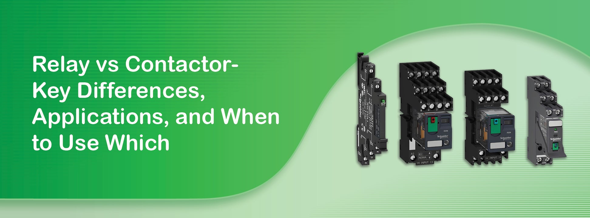 Relay vs Contactor: Key Differences, Applications, and When to Use Which